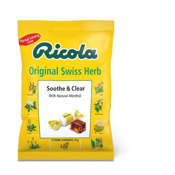 ricola soothe clear original swiss herb bag 1 1