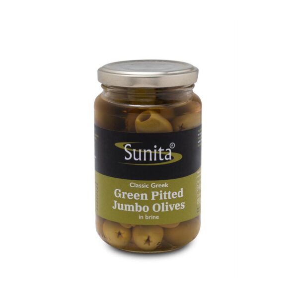 sunita classic greek green pitted jumbo olives 1 1