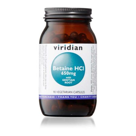 viridian betaine hcl 650mg 1 1