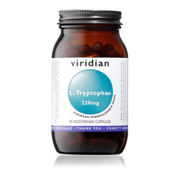 viridian l tryptophan 220mg veg caps 90 1 1