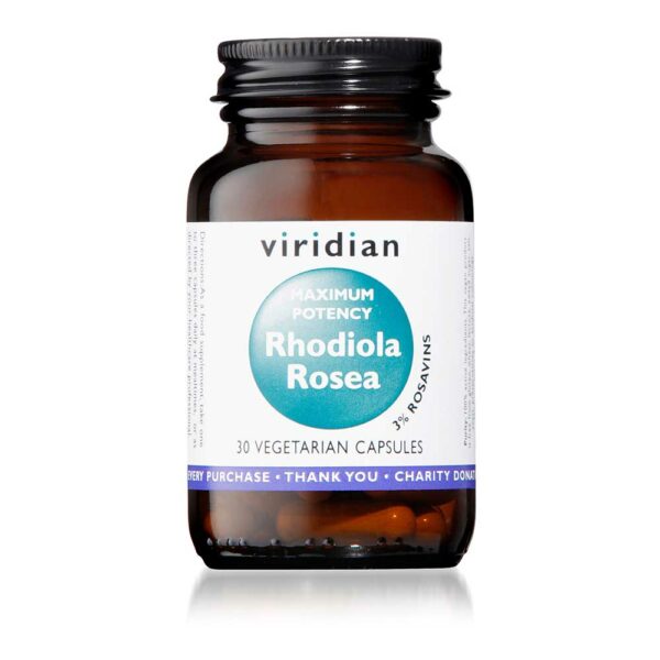 viridian max potency rhodiola rosea 30caps 1 1