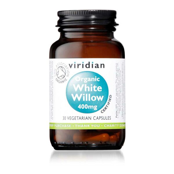 viridian organic white willow 400mg 30caps 1 1